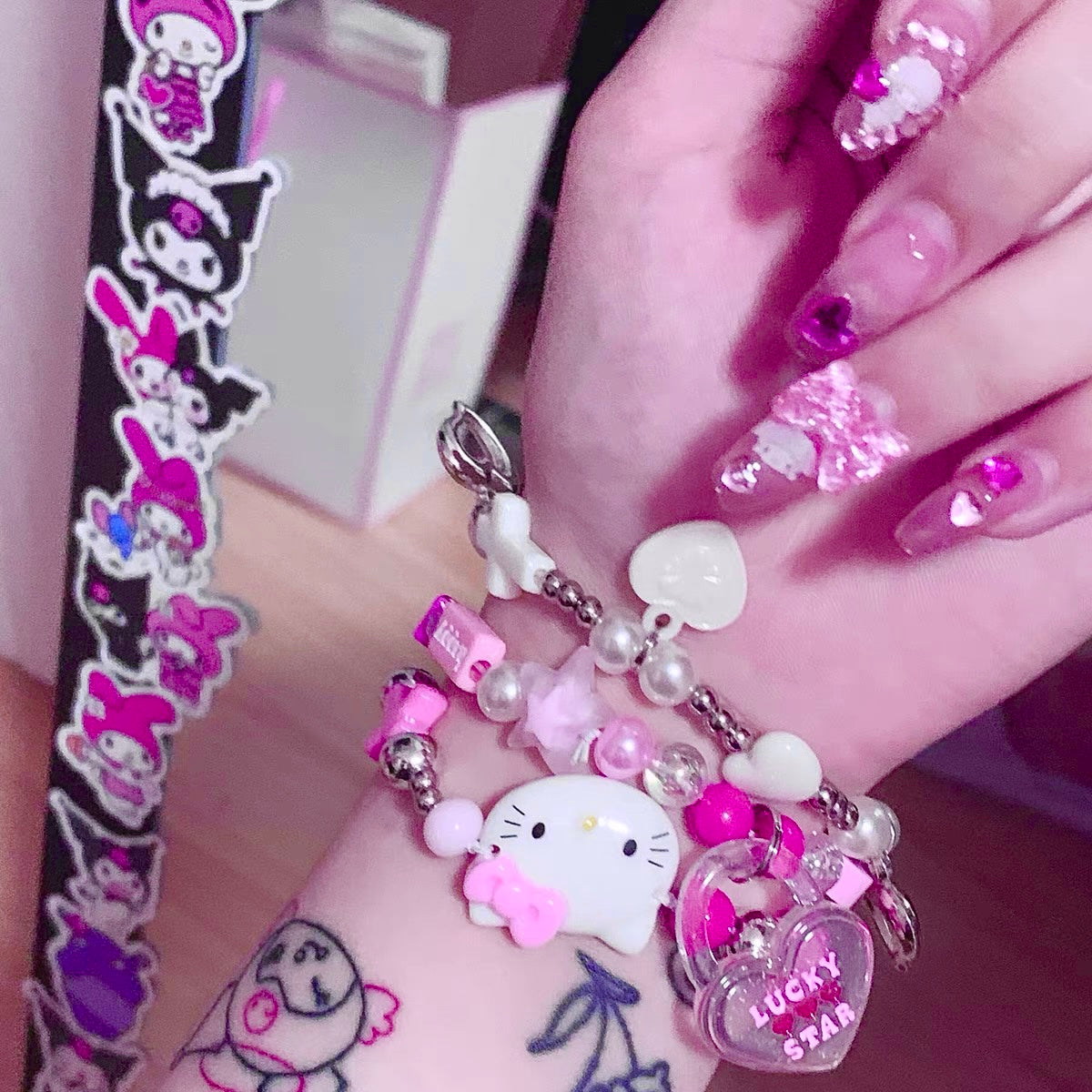 Pure Kitty Beaded Bracelet