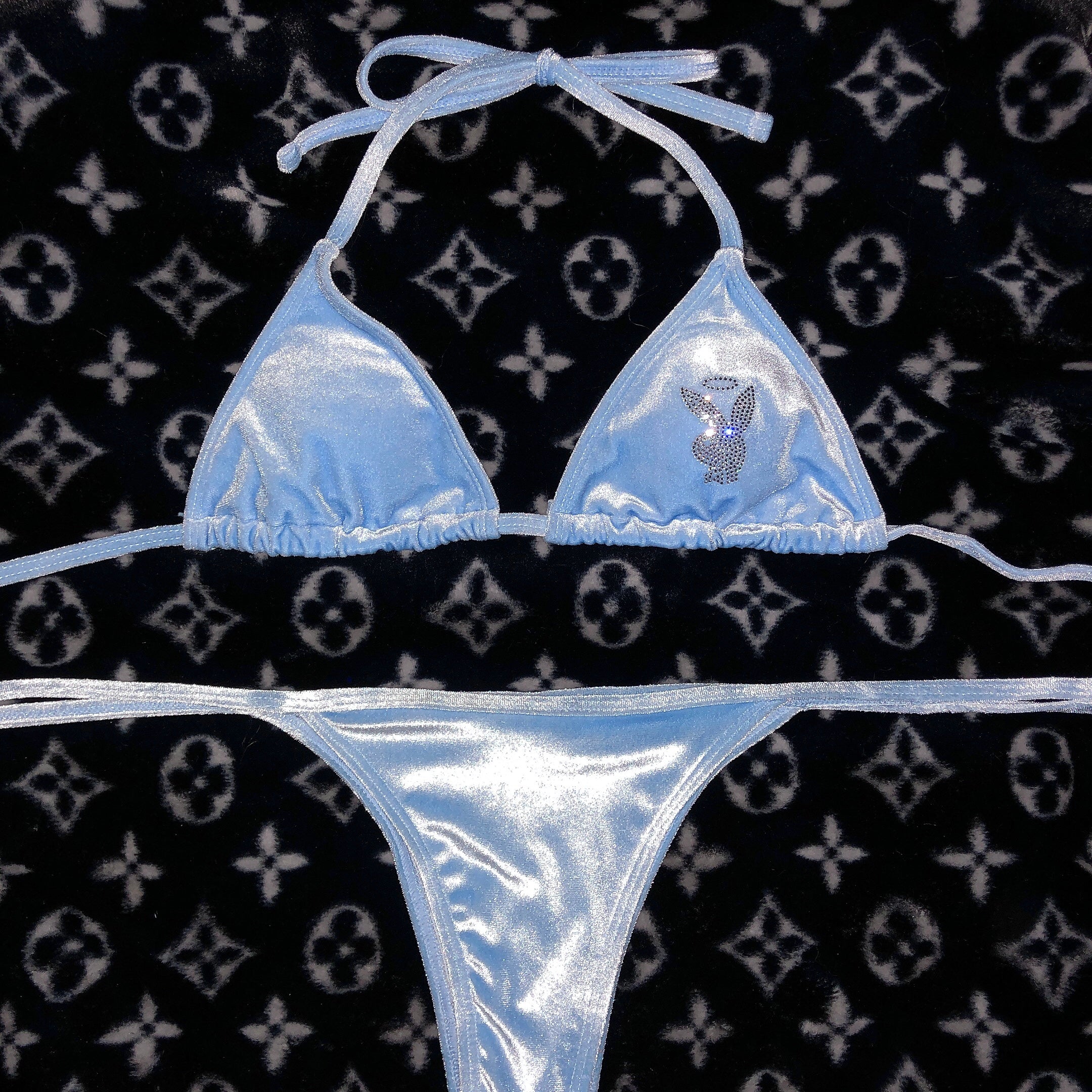 Play Angel Bikini Set (Blue)
