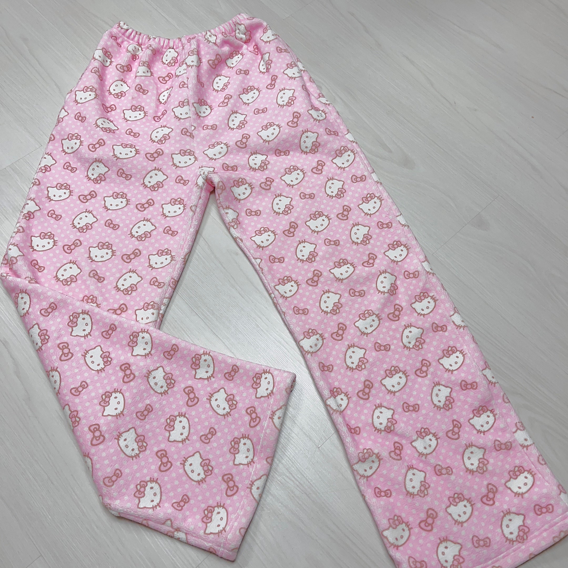 Strawberry Milk tea Kitty Top + Pocket Pants Set