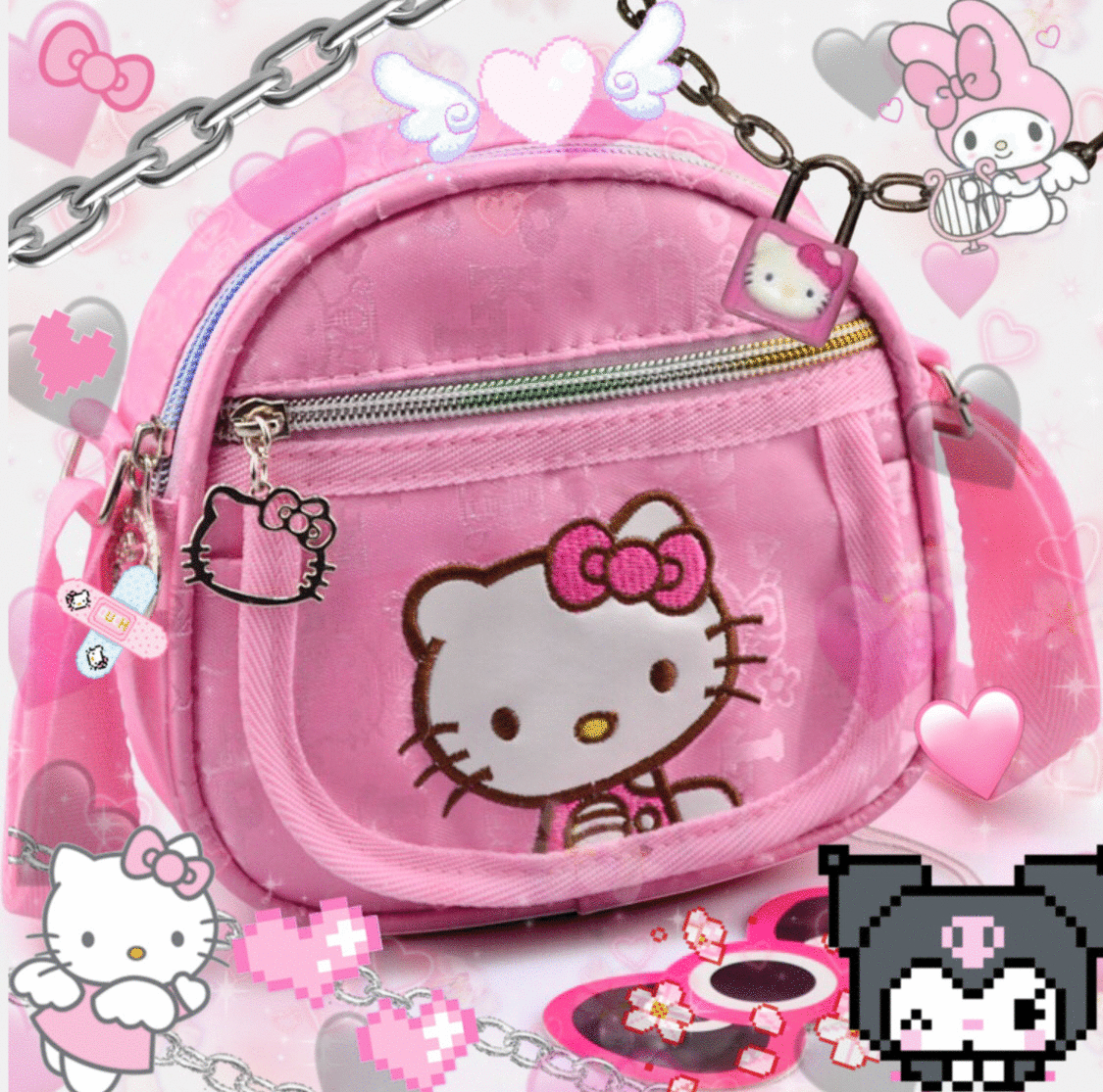 Kawaii Kitty Shoulder Bag