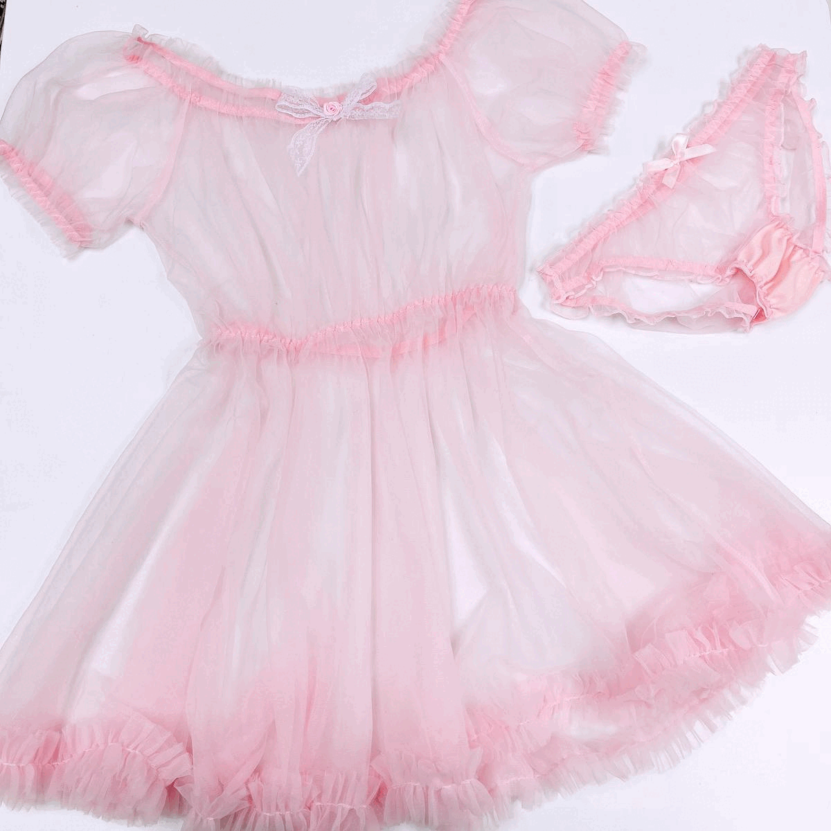 99% Angel Sheer Dress (Pink)