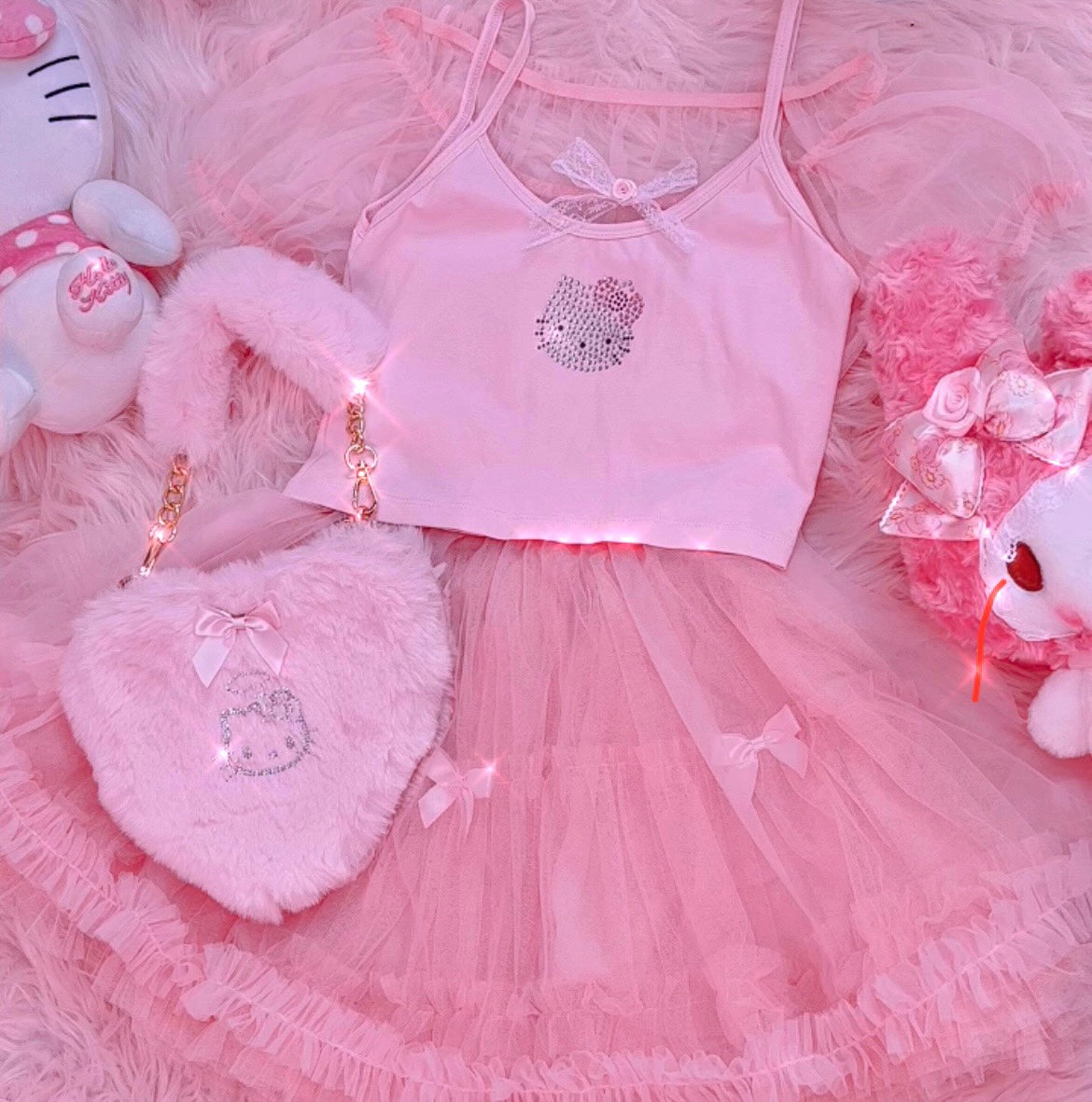 99% Angel Sheer Dress (Pink)